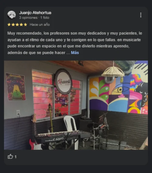 testimonio clases de música en cali