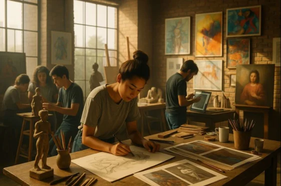 estudiante de artes visuales en cali